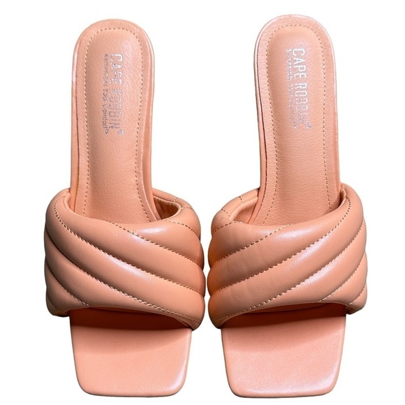 Cape Robbin heeled open toe slide size 9 - Picture 2 of 7